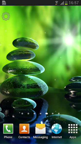 Green Zen Live Wallpaper Application Screenshots