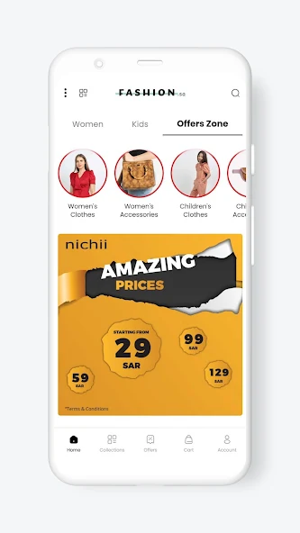 Fashion.sa Application Screenshots
