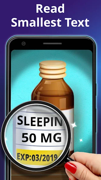 Magnifying Glass + Flashlight Application Screenshots Magnifying Glass + Flashlight Application Screenshots