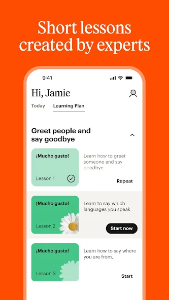 Babbel Application Screenshots Babbel Application Screenshots