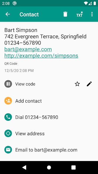 QR & Barcode Reader Application Screenshots