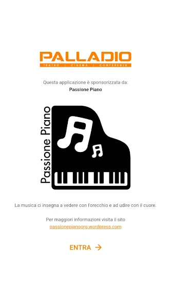 Teatro Palladio Application Screenshots Teatro Palladio Application Screenshots