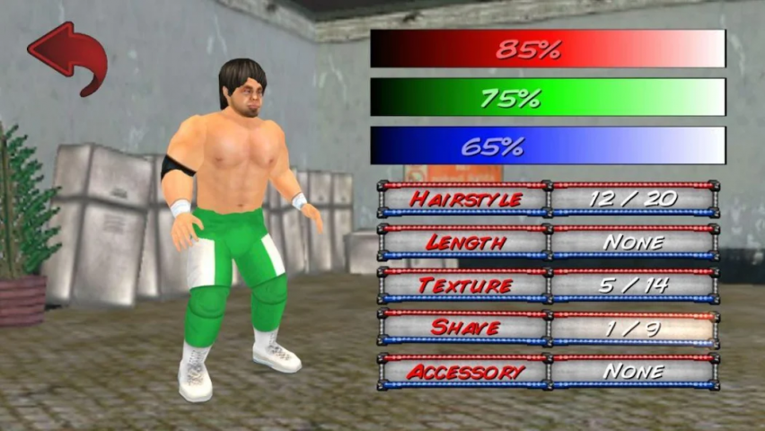 Wrestling Revolution 3D Application Screenshots