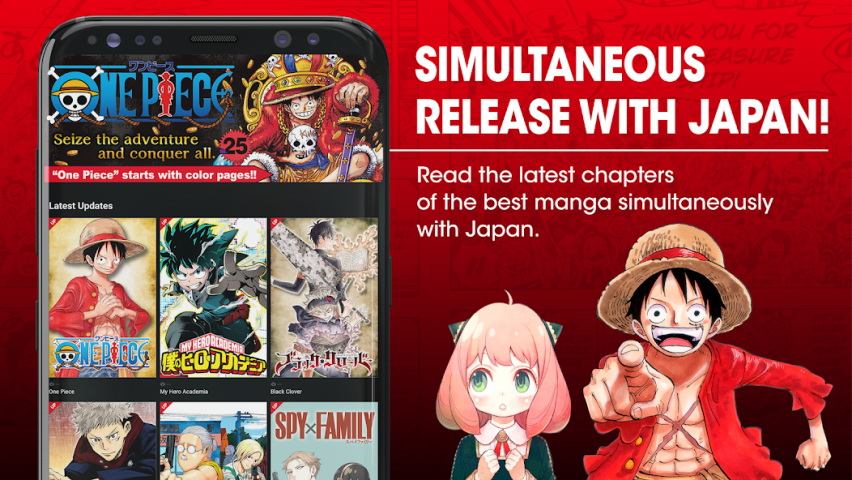 MANGA Plus by SHUEISHA Application Screenshots