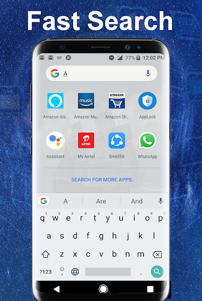 Launcher Oreo 8.1 Application Screenshots