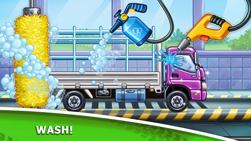 Truck games for kids - build a house  Application Screenshots
