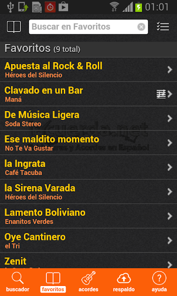 Latin Chords (LaCuerda PRO) Application Screenshots Latin Chords (LaCuerda PRO) Application Screenshots