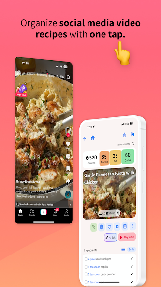 Honeydew: Recipe Manager Application Screenshots