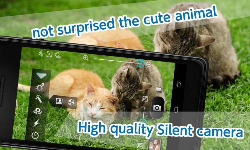 SilentCamera Application Screenshots SilentCamera Application Screenshots