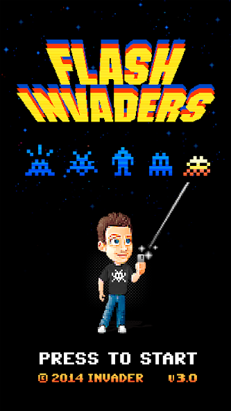 FlashInvaders Application Screenshots