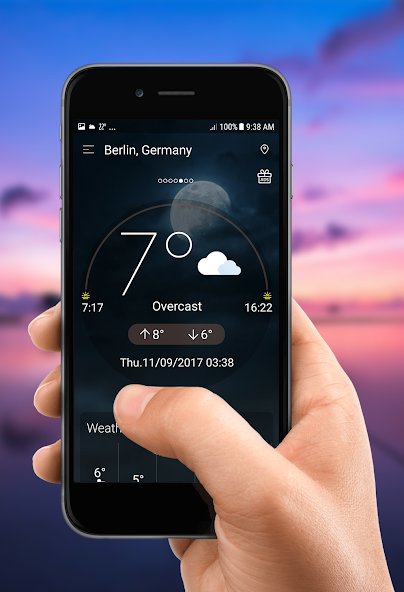 Daily weather forecast Application Screenshots Daily weather forecast Application Screenshots