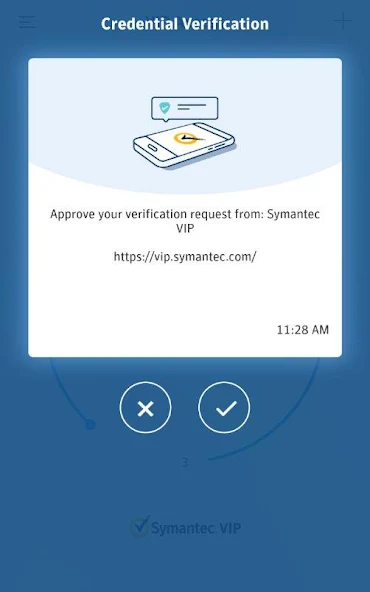 VIP Access Application Screenshots VIP Access Application Screenshots
