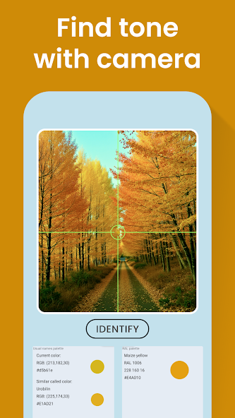 Color Identification Application Screenshots