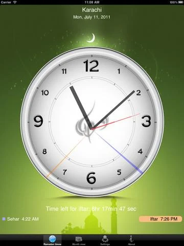 Ramadan Times Application Screenshots Ramadan Times Application Screenshots