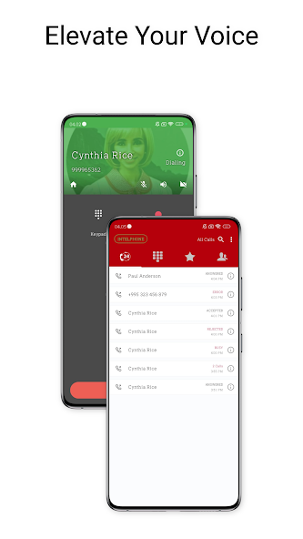 inexPHONE Application Screenshots inexPHONE Application Screenshots