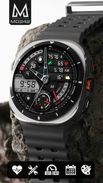 MD242 Hybrid watch face Application Screenshots MD242 Hybrid watch face Application Screenshots