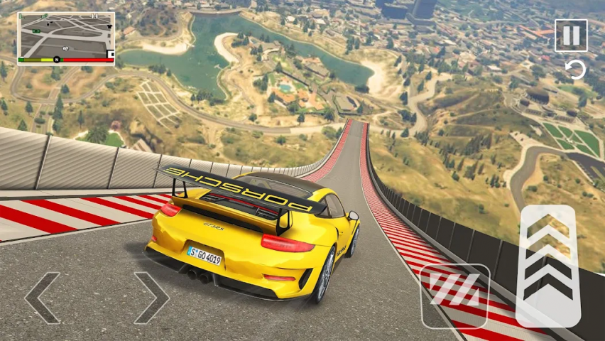 Crazy Car Driving Simulator Application Screenshots