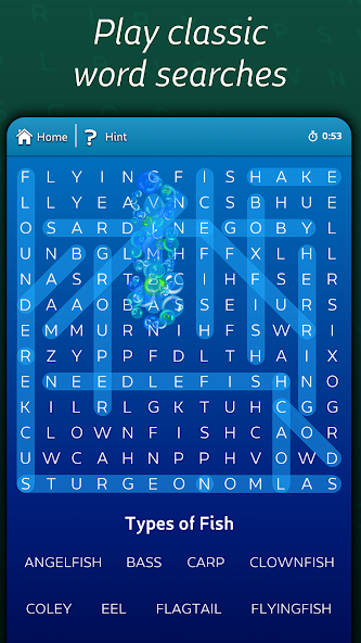 Astraware Wordsearch Application Screenshots Astraware Wordsearch Application Screenshots