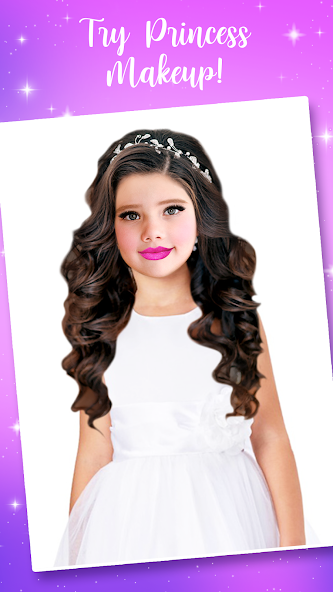 Girls Hair Changer Application Screenshots