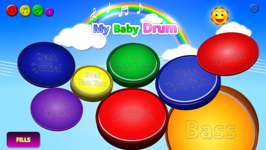 My baby Drum Application Screenshots