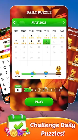 Word Search Pop Application Screenshots