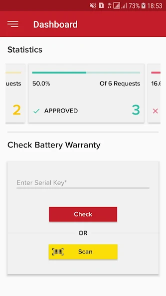 Bolt Care Application Screenshots