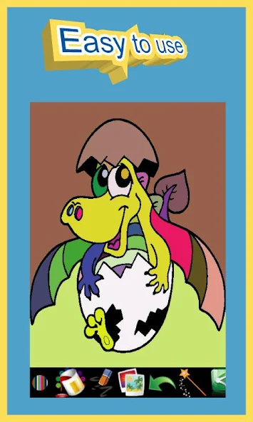 Coloring for kids - Dinosaurs Application Screenshots Coloring for kids - Dinosaurs Application Screenshots