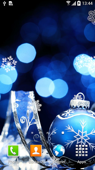 Winter Night Live Wallpaper Application Screenshots
