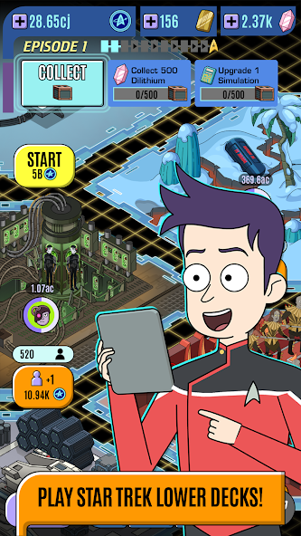 Star Trek Lower Decks Game Application Screenshots