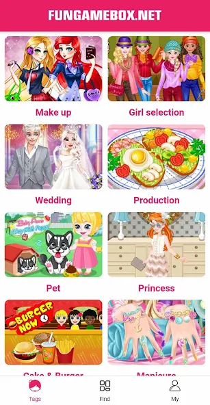 Girls Of FunGamebox Application Screenshots Girls Of FunGamebox Application Screenshots