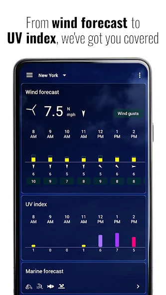 Transparent clock weather Pro Application Screenshots