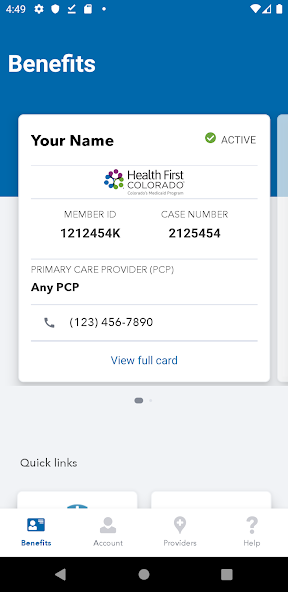 PEAKHealth Application Screenshots PEAKHealth Application Screenshots