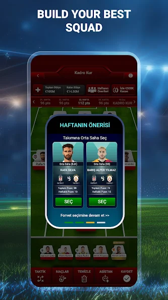 PO Sosyal Lig Application Screenshots