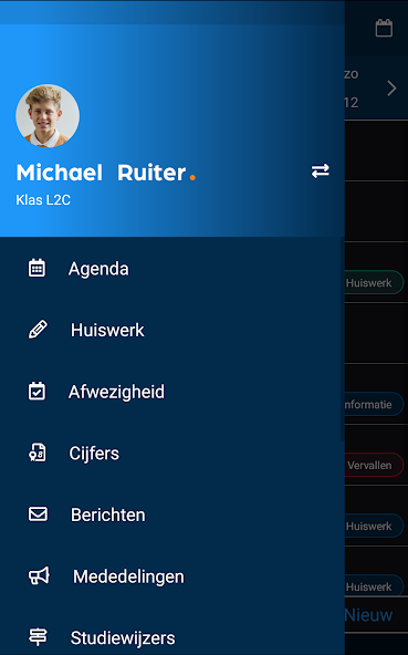 Magister Application Screenshots