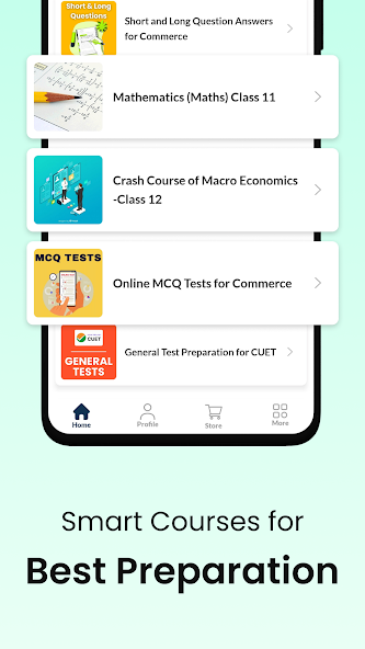 Commerce Class 11, Class 12 Accounts BST Economics Application Screenshots Commerce Class 11, Class 12 Accounts BST Economics Application Screenshots