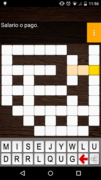 CrossWords in Spanish Application Screenshots