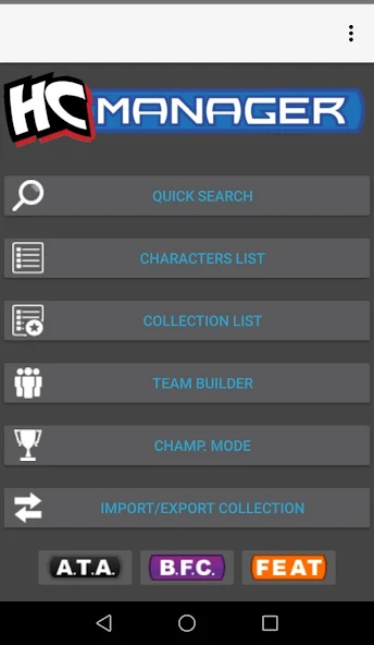 HC Manager Application Screenshots HC Manager Application Screenshots