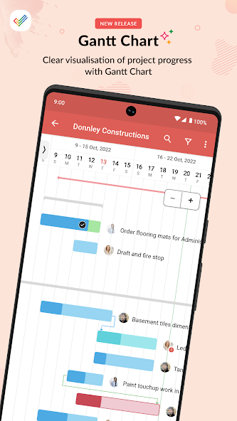 Zoho Projects Application Screenshots