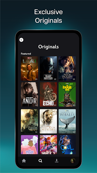 Disney+ Application Screenshots