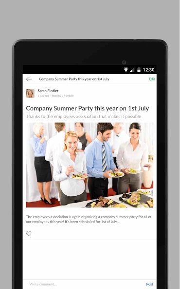 ComZone Application Screenshots