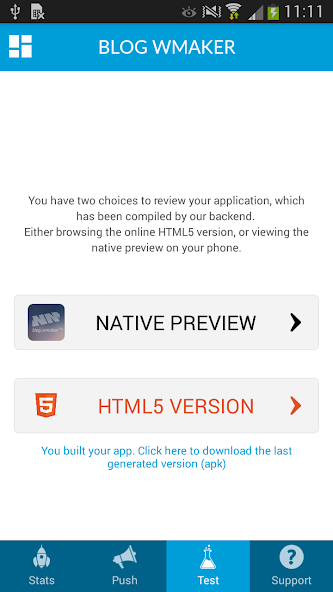 My GoodBarber Application Screenshots