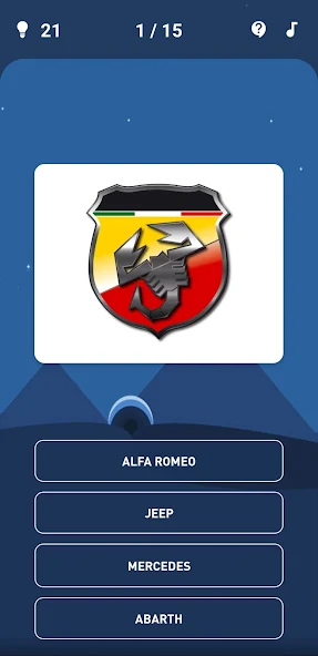 Car Logo Quiz Application Screenshots