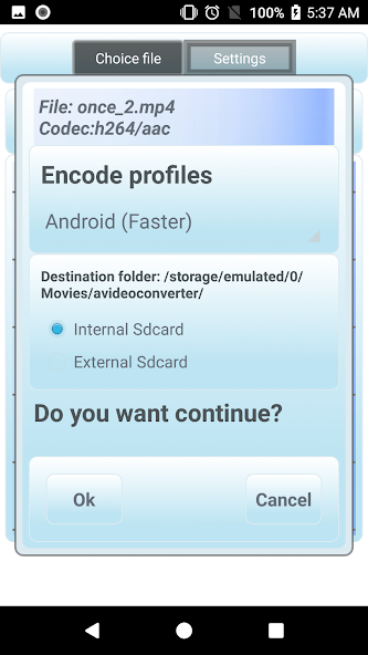 Video converter mp4 Aencoder Application Screenshots Video converter mp4 Aencoder Application Screenshots