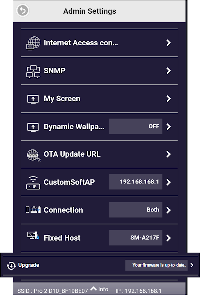 EZCast Pro – Wireless Presentation Solution Application Screenshots