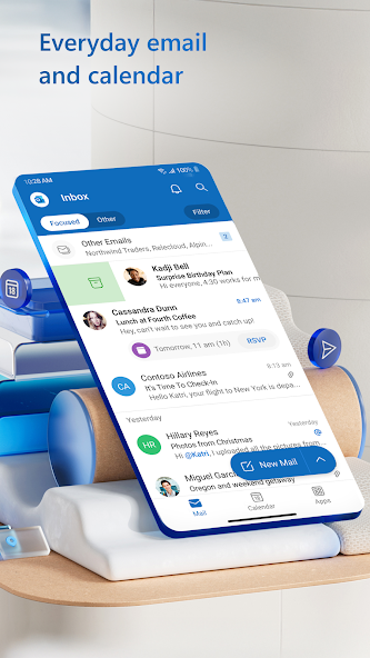 Microsoft Outlook Application Screenshots