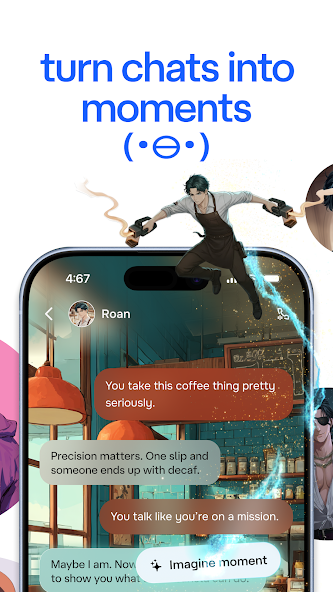Character AI: Chat, Talk, Text Application Screenshots