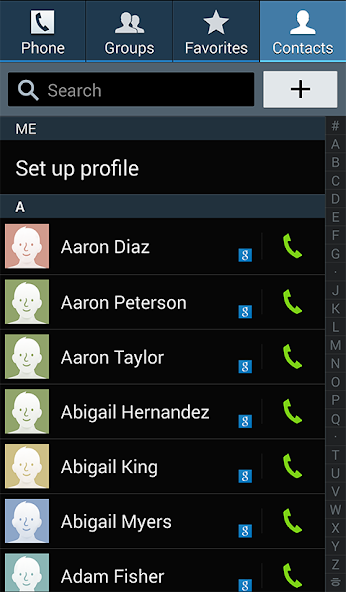 Contacts Generator Application Screenshots Contacts Generator Application Screenshots
