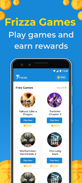 Frizza Application Screenshots Frizza Application Screenshots