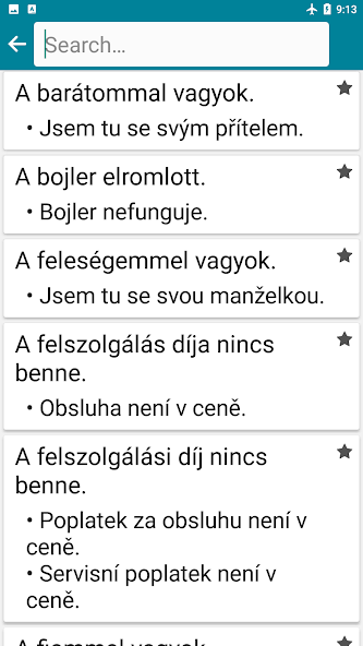 Hungarian Czech Application Screenshots Hungarian Czech Application Screenshots