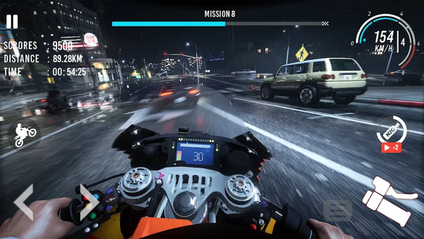 Traffic Rider: Motorbike Rush Application Screenshots